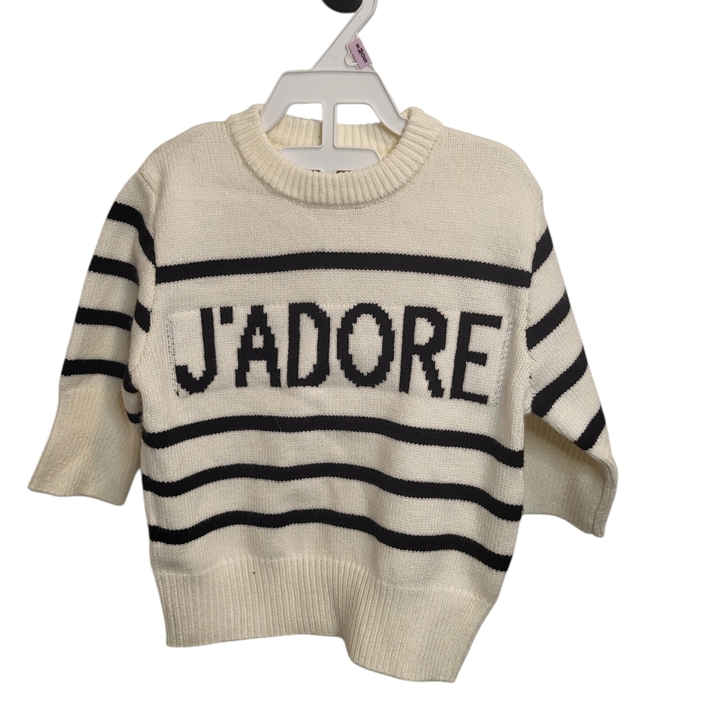 Fashion Nova Black and White Sweater